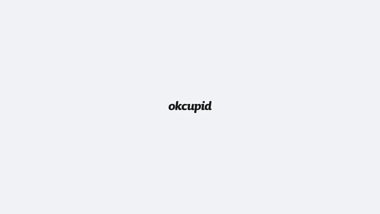 Page d'accueil de OkCupid